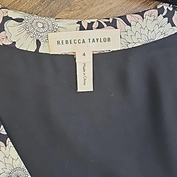 EUC Rebecca Taylor Lindsey Silk Dress
